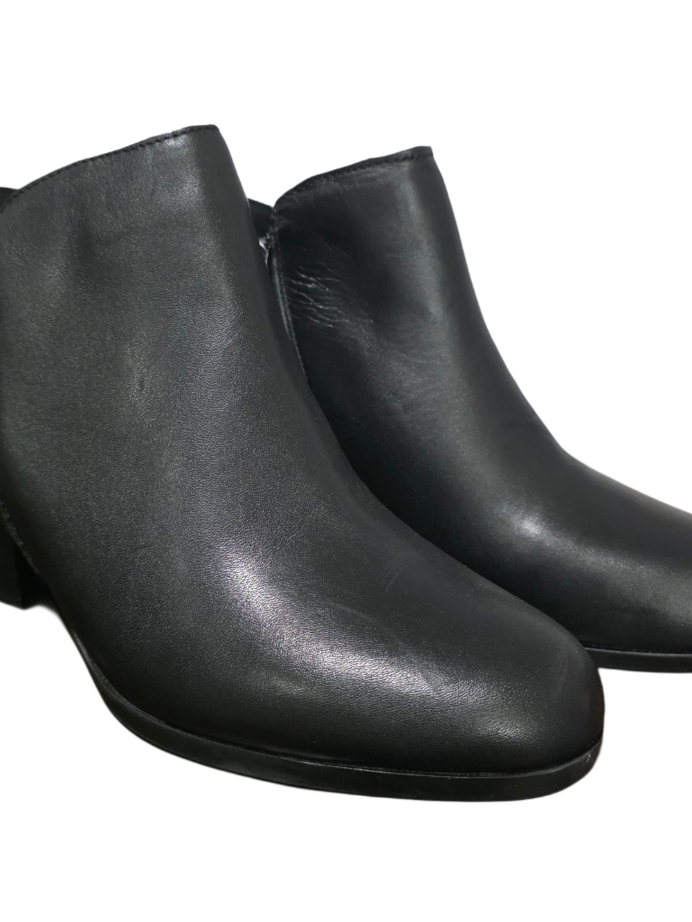 Easy Spirit Georgina Black Leather Ankle Booties NIB